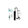 China Medical Oxygen Cylinder full set with flow meter and trolley in Bangladesh