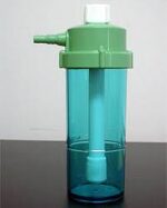 Oxygen Flow Meter with Humidifier Bottle