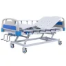 3 function manual hospital bed for rent in Dhaka with hand cranks and side rails